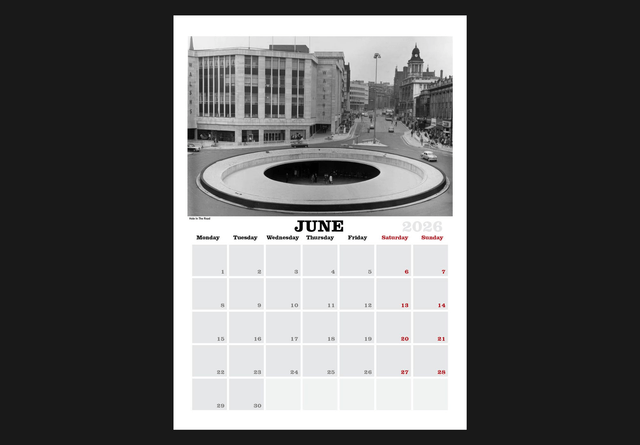 Old Sheffield Calendar 2026